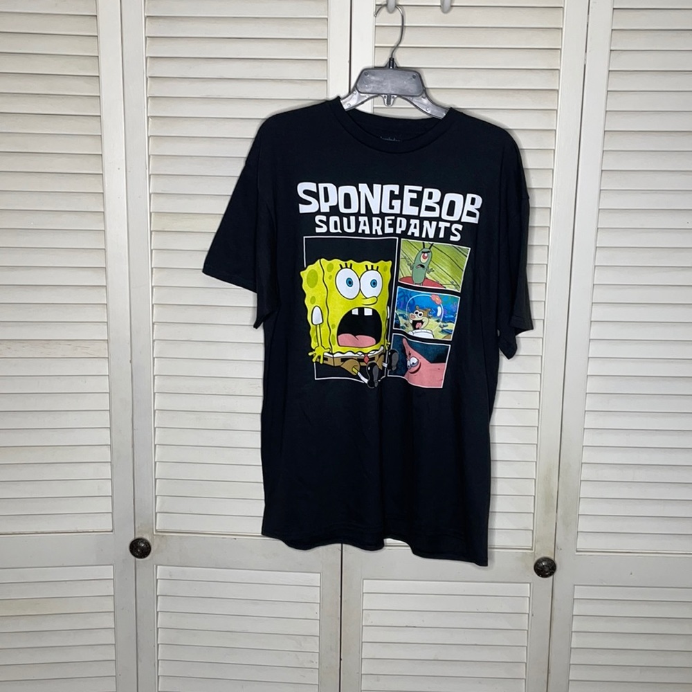 Spongebob Black Tshirt